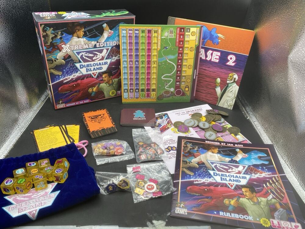Duelosaur Island Xtreme Edition Pandasaurus Kickstarter Exclusive 100% Complete